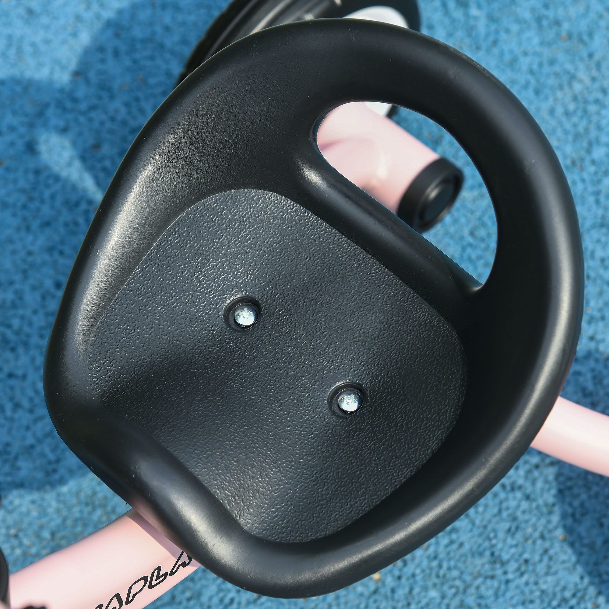 Dreirad für Kinder 2-5 Jahre, höhenverstellbarer Sitz, Klingel, Fahrradkorb, Metallrahmen, Rosa