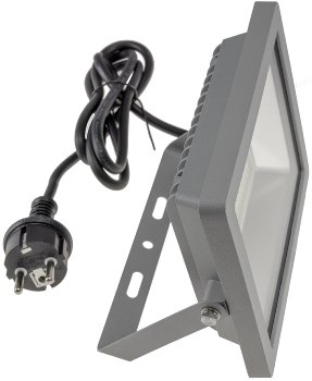 LED-Fluter SlimLine "CTF-SLT 50" silber / 50W, 5220lm, 4000K, neutralweiß, IP44