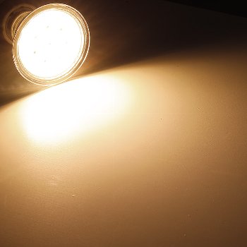 LED Strahler GU10 "H50" 3-Stufen-Dimm / 2900k, 420lm, 230V/5W, 110°, warmweiß