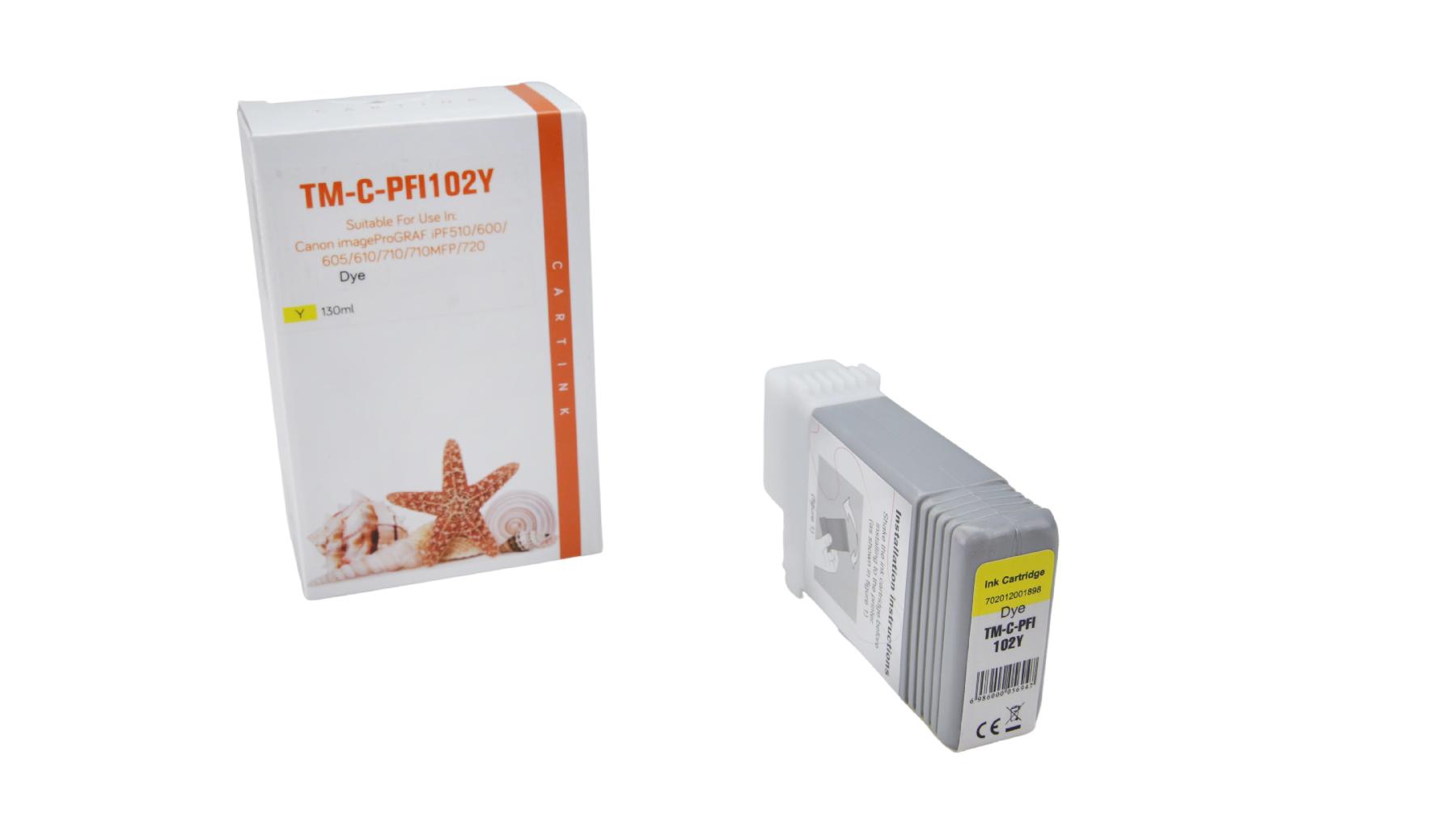 PFI102Y Refill Tinte gelb für Canon / 0898B001 / 130ml