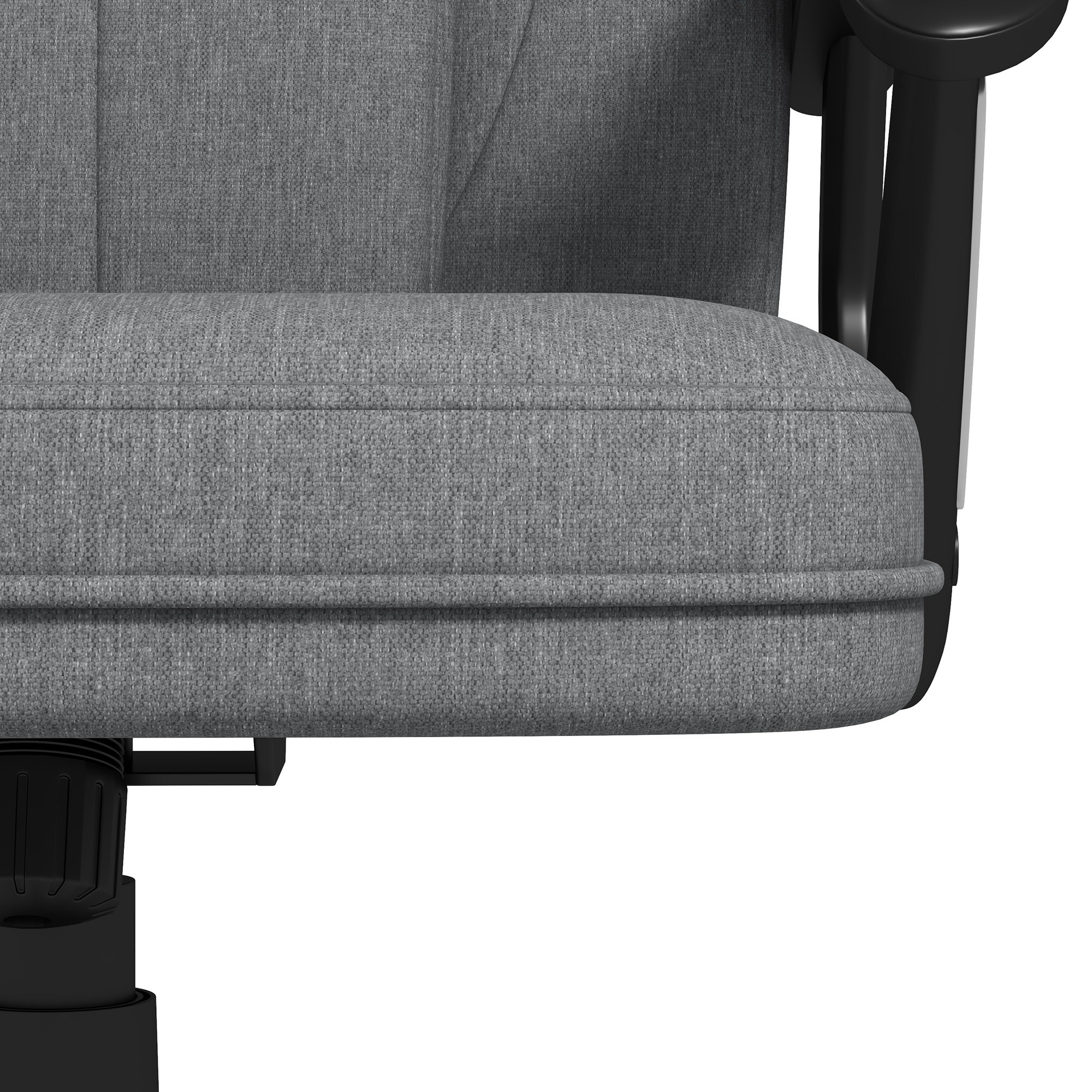 Bürostuhl Schreibtischstuhl Chefsessel, höhenverstellbar, Wippfunktion, 6 cm x 75 cm x 120 cm, Grau