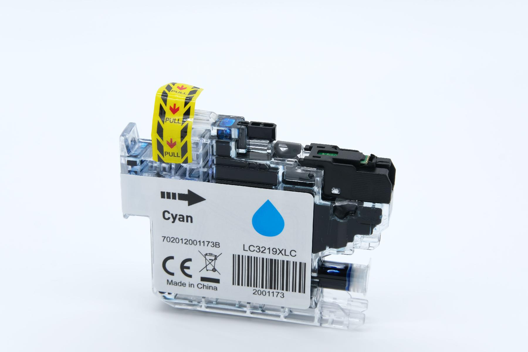 LC3219C alternativ Tinte Cyan für Brother / LC3219C / 1.500 Seiten