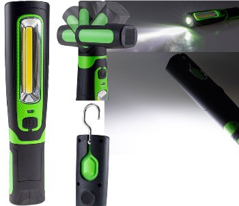 LED Stableuchte mit Akku "FlexiLED 300" / LiIon Akku, Magnethalter, 3W, 270lm,IP44
