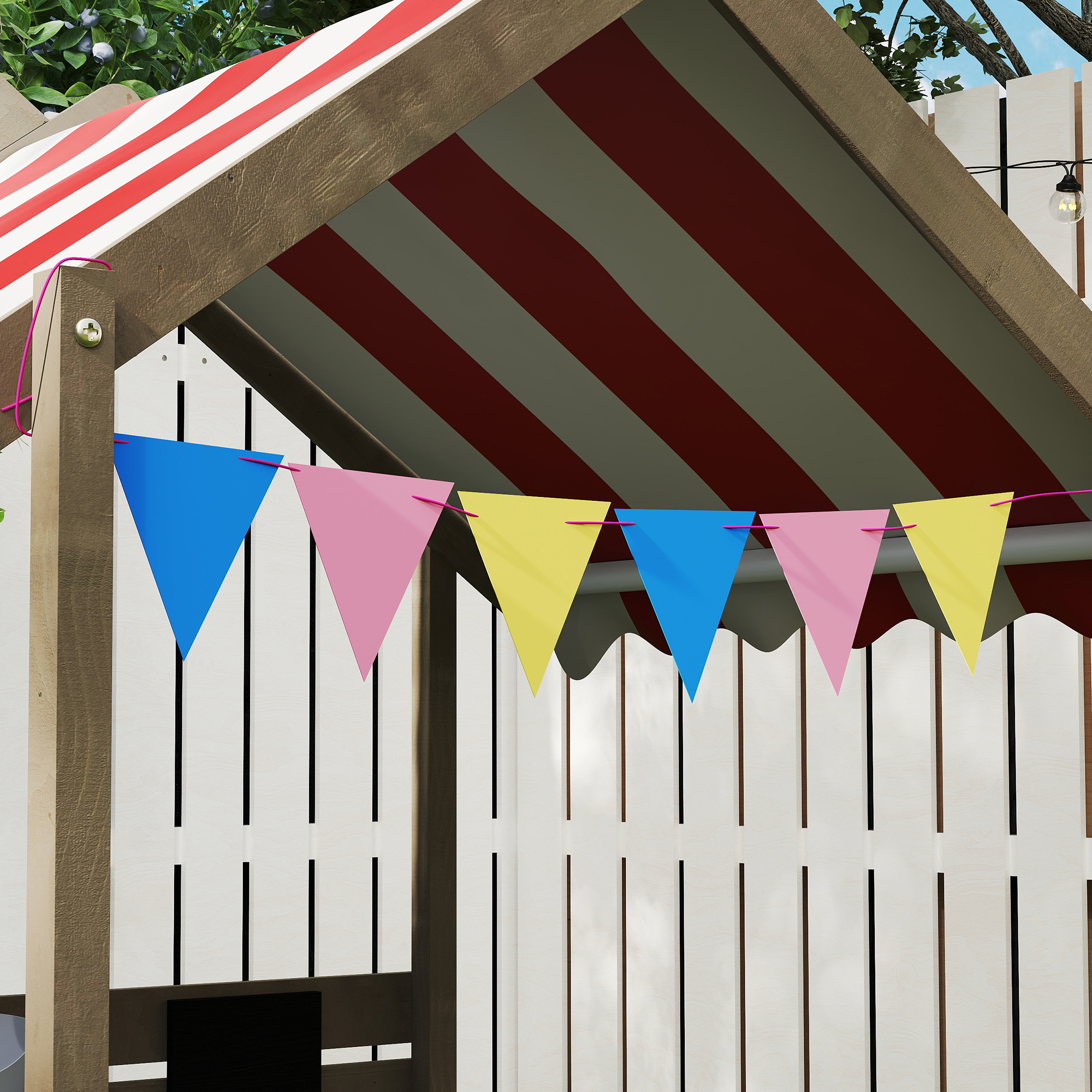 Sandkasten mit Sonnenschutz, Spielhaus-Design, mit Spielzeug-Set, behandeltes Massivholz, 124 x 116 x 146 cm, Grau