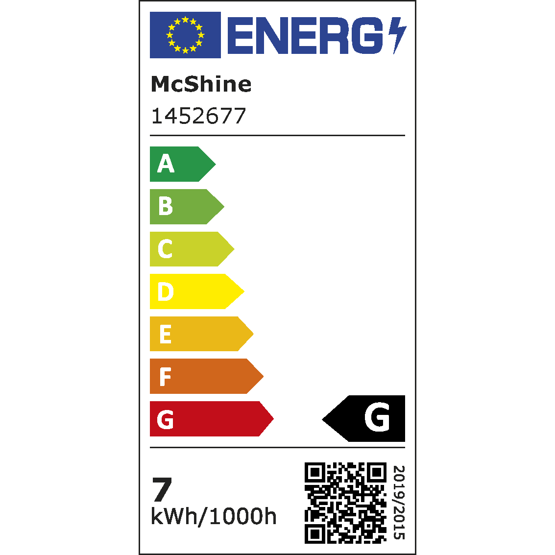 LED-Modul McShine, 7W, 470Lumen, 230V, 50x23mm, neutralweiß, 4000K, step-dimmbar