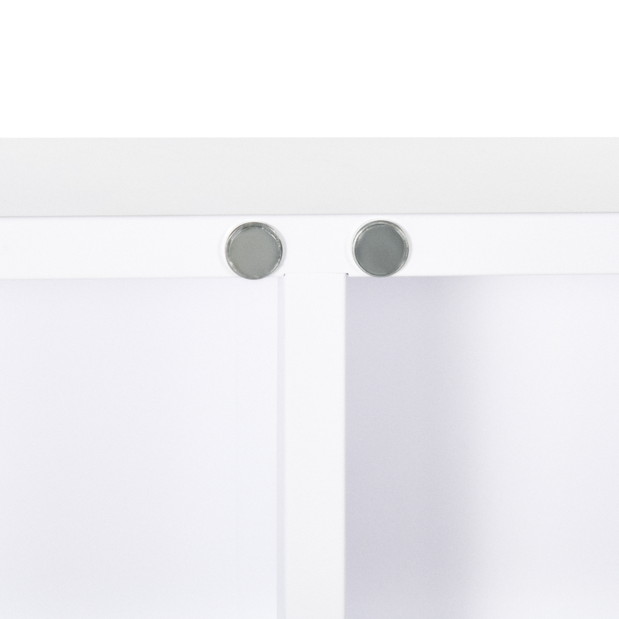 Medizinschrank, 6 Innenfächer, abschließbar, 2 Türen, stabiles Stahlgehäuse, weiß, 55 x 18 x 60 cm