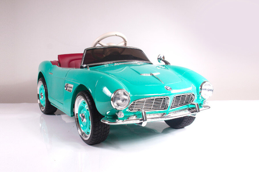 Kinderfahrzeug BMW 507 Oldtimer - grün