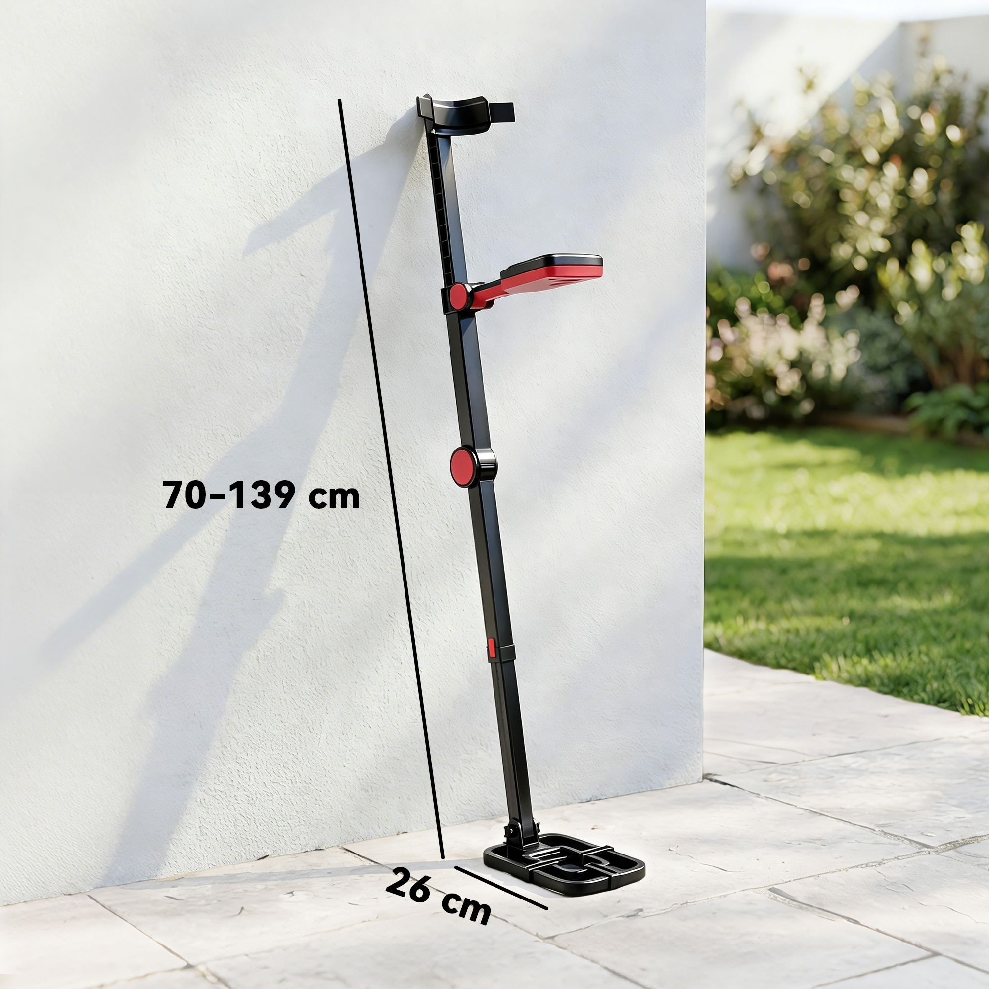 Metalldetektor IP68 Wasserdicht faltbar Metallsuchgerät mit 4 Modi Kopfhörer Schaufel Tragetasche LCD-Display