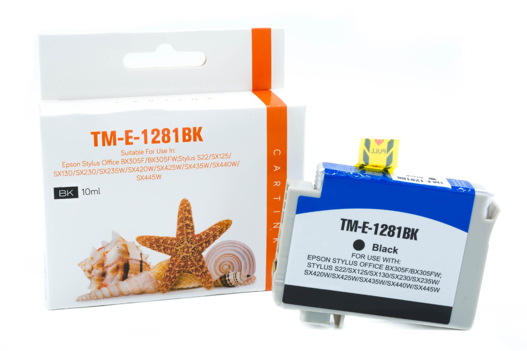 T1281 alternativ Seestern Tinte schwarz / C13T12814011 / 10ml T1281 alternativ Seestern Tinte schwarz / C13T12814011 / 10ml