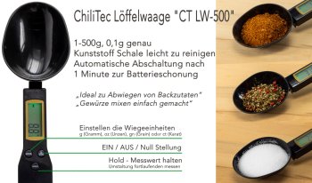 Löffelwaage "CT LW-500", 1-500g, 0,1g genau
