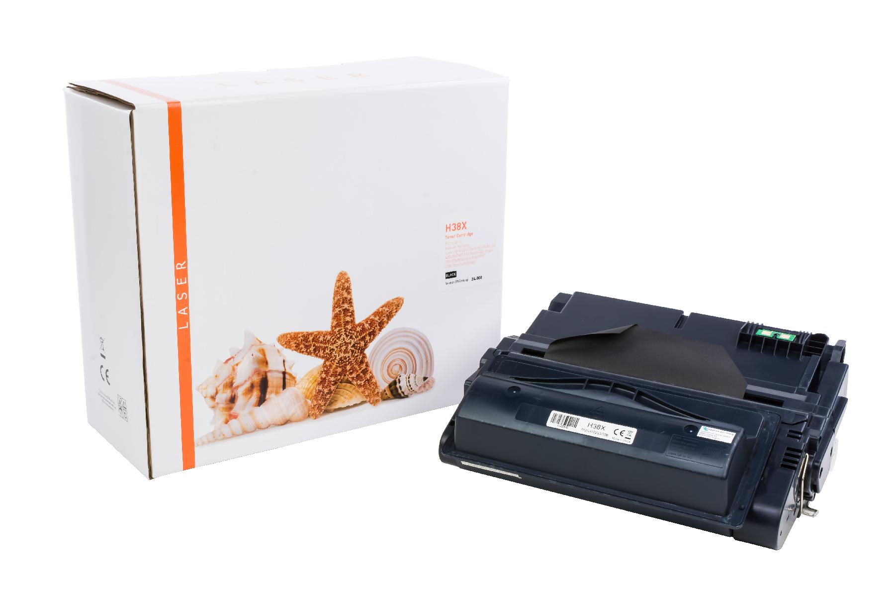 Q38X alternativ Toner schwarz für HP / Q1338AXL/Q1339AXL/Q5942X/Q5945AXL/24.000 Seiten