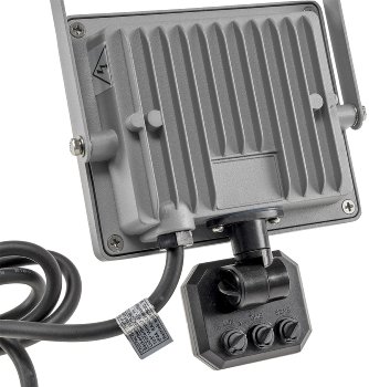 LED-Fluter SlimLine "CTF-SLT50 PIR" / 50W, IP44, 5220lm, 4000K, Bewegungsmelde