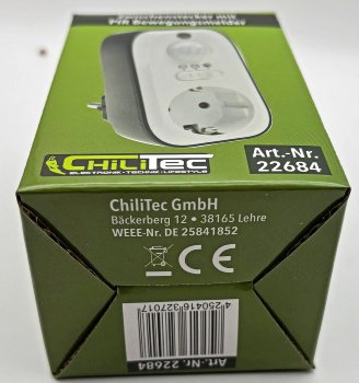 Zwischenstecker mit Bewegungsmelder / 8m Reichweite , 230V/1200W