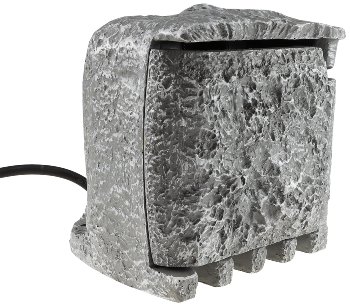 Gartensteckdose "Stone", 4-fach / 250V/16A, IP44, inkl. 5m Zuleitung