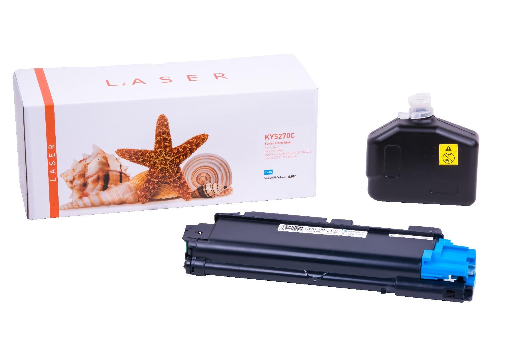TK5270C alternativ Toner Cyan für Kyocera  / TK5270C / 6.000 Seiten