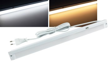 LED Unterbauleuchte "Delgada 380 CCT" / 230V, 38cm, IR-Sensor, 3000k - 6500k