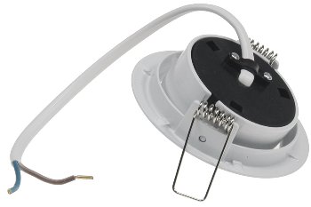 LED-Einbauleuchte "Flat-26" warmweiß / 80x26mm, 3W, 370lm, weißes Gehäuse