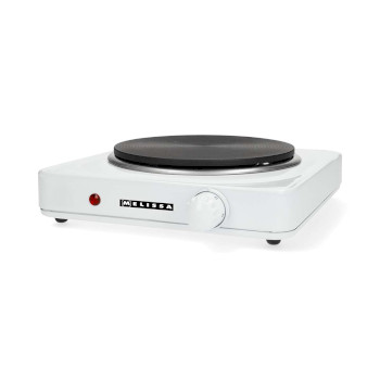 elektrische Heizplatte | 1500 W | Ø 18,5 cm | 6 Heizstufen | rutschfeste Füße | Weiß