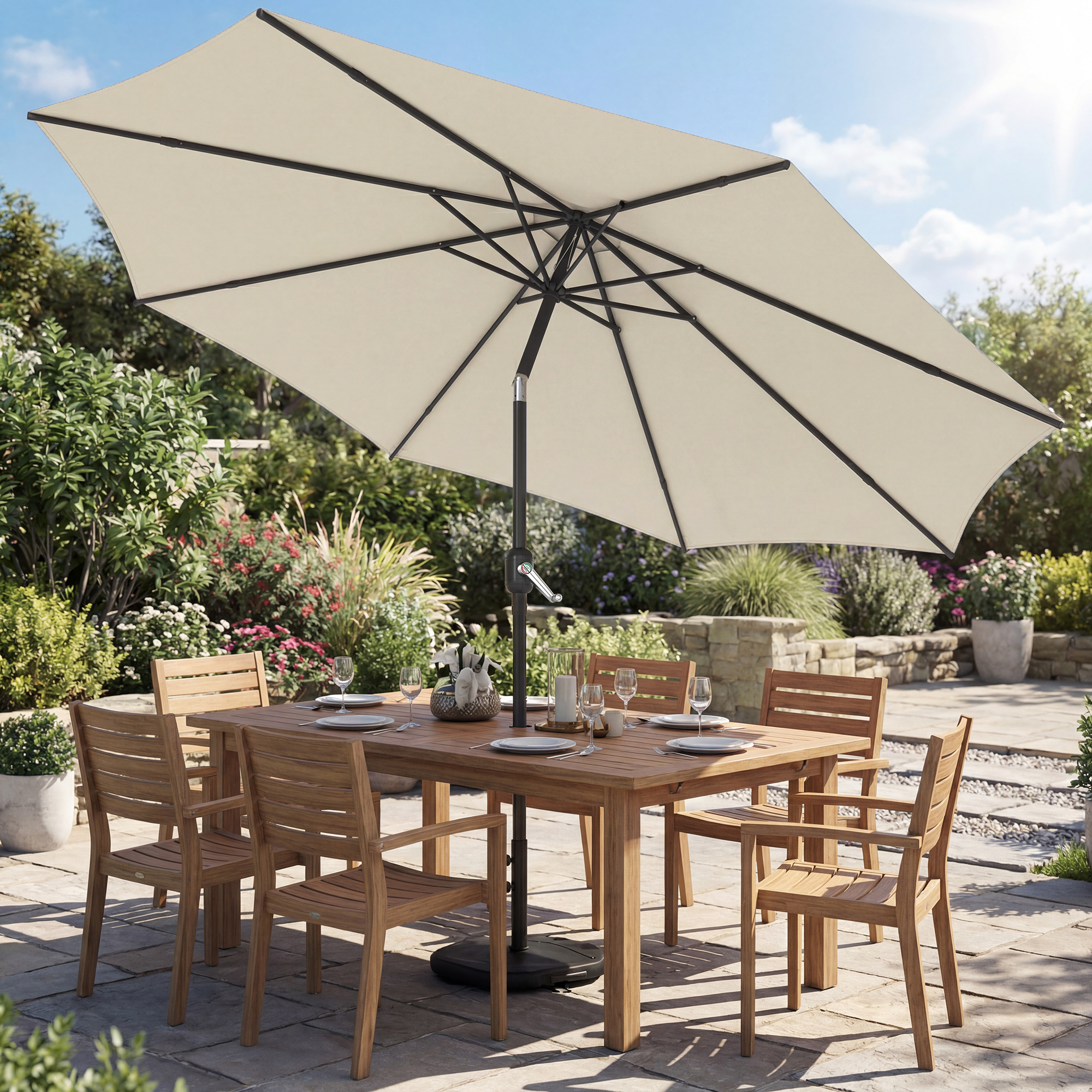 outsunny-sonnenschirm-ca-o300-cm-neigbar-balkonschirm-mit-kurbel-kreuzfuss-sandsack-uv-30-einziehbar-cremeweiss~242S4I8DPTO00