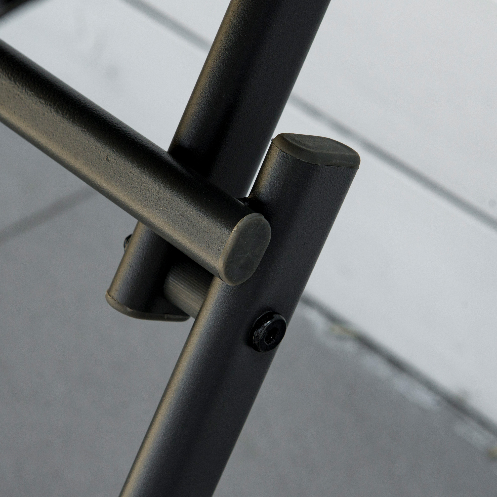 Polyrattan Bistroset für 2 Personen Sitzgruppe Rattan Gartenmöbel Set Garnitur Grau