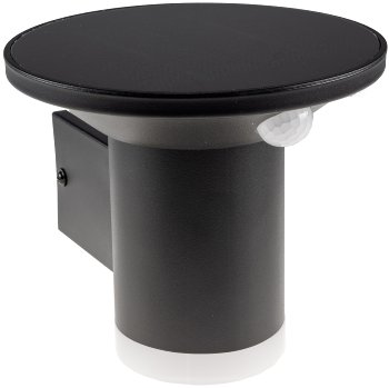 LED Solar Wandleuchte "SWL-AS500" / IP44, warmweiß 3000K, PIR Sensor