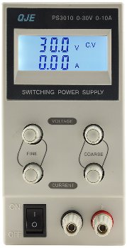 Regelbares Labornetzgerät "CTL-3010" / beleuchtete LCD Anzeige, 0-30V, 0-10A