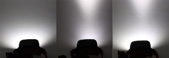 LED-Akku-Stirnlampe 6W+3W / mit Gestensteuerung