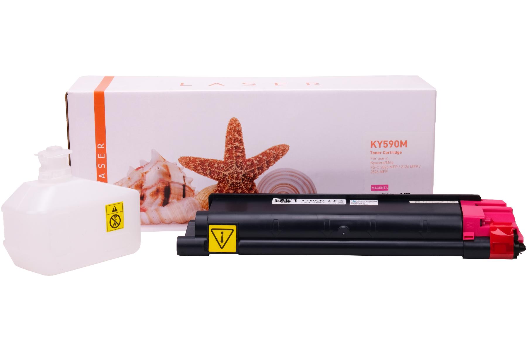 TK590M alternativ Toner Magenta für Kyocera / TK590M / 5.000 Seiten