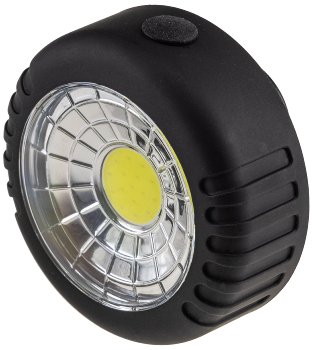 LED Arbeitsleuchte mit Magnet "COB 100" / 3x AAA Batterie, Haken, 75x35mm, 6000k