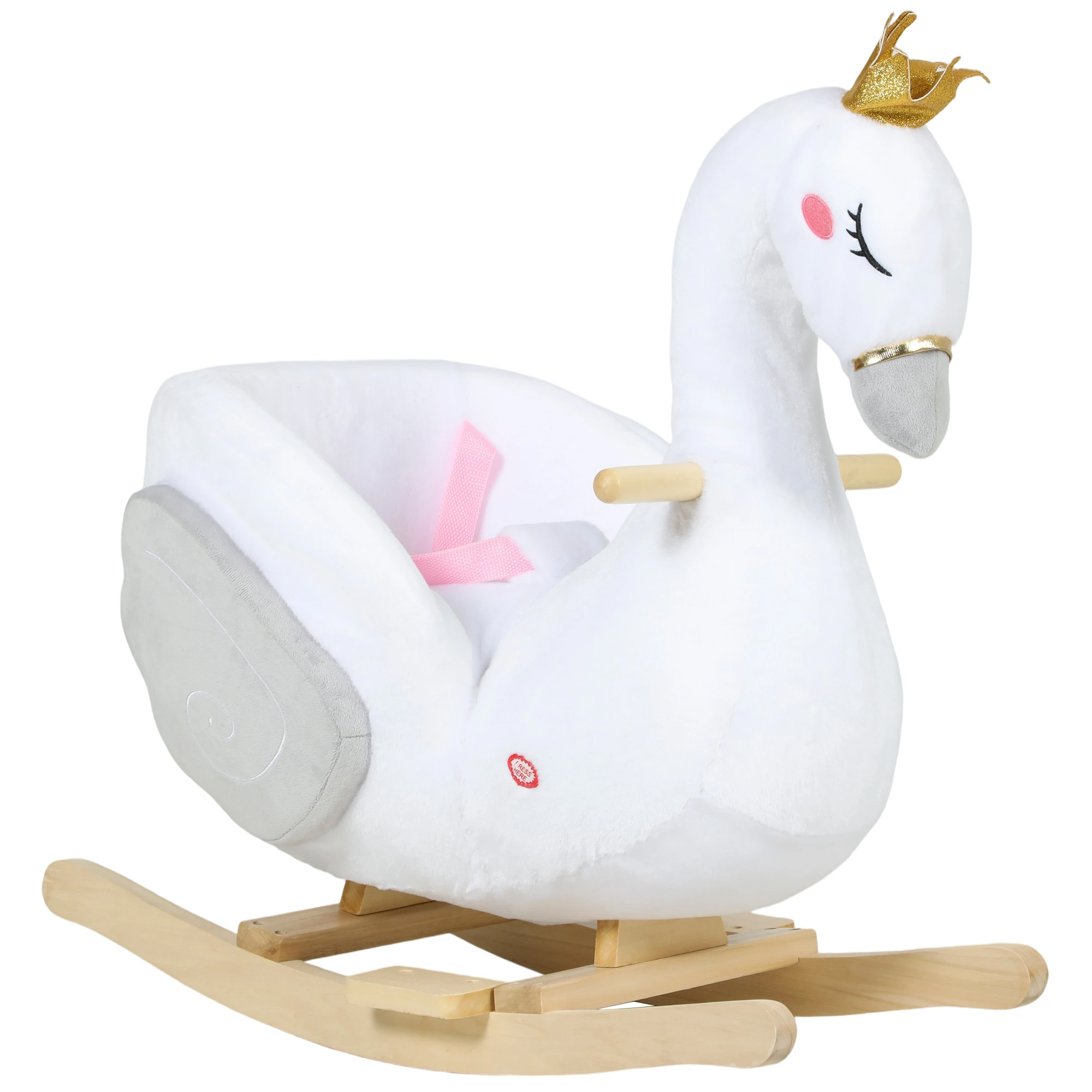aiyaplay-schaukeltier-schwan-schaukel-mit-schlaflied-weicher-fullung-holzrahmen-fur-kinder-1-5-3-jahre-65x40x68-cm-weiss~22J5L899A4001