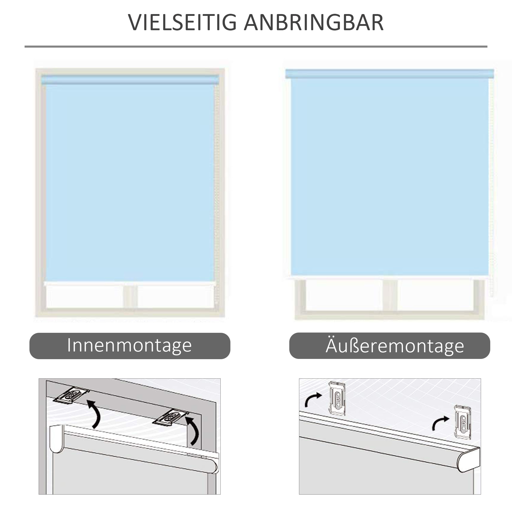 Senkrechtmarkise Balkonmarkise Vertikalmarkise Windschutz Seitenrollo Sichtschutz mit Handkurbel Polyesterstoff+Aluminium Cremeweiß 200 x 120 cm