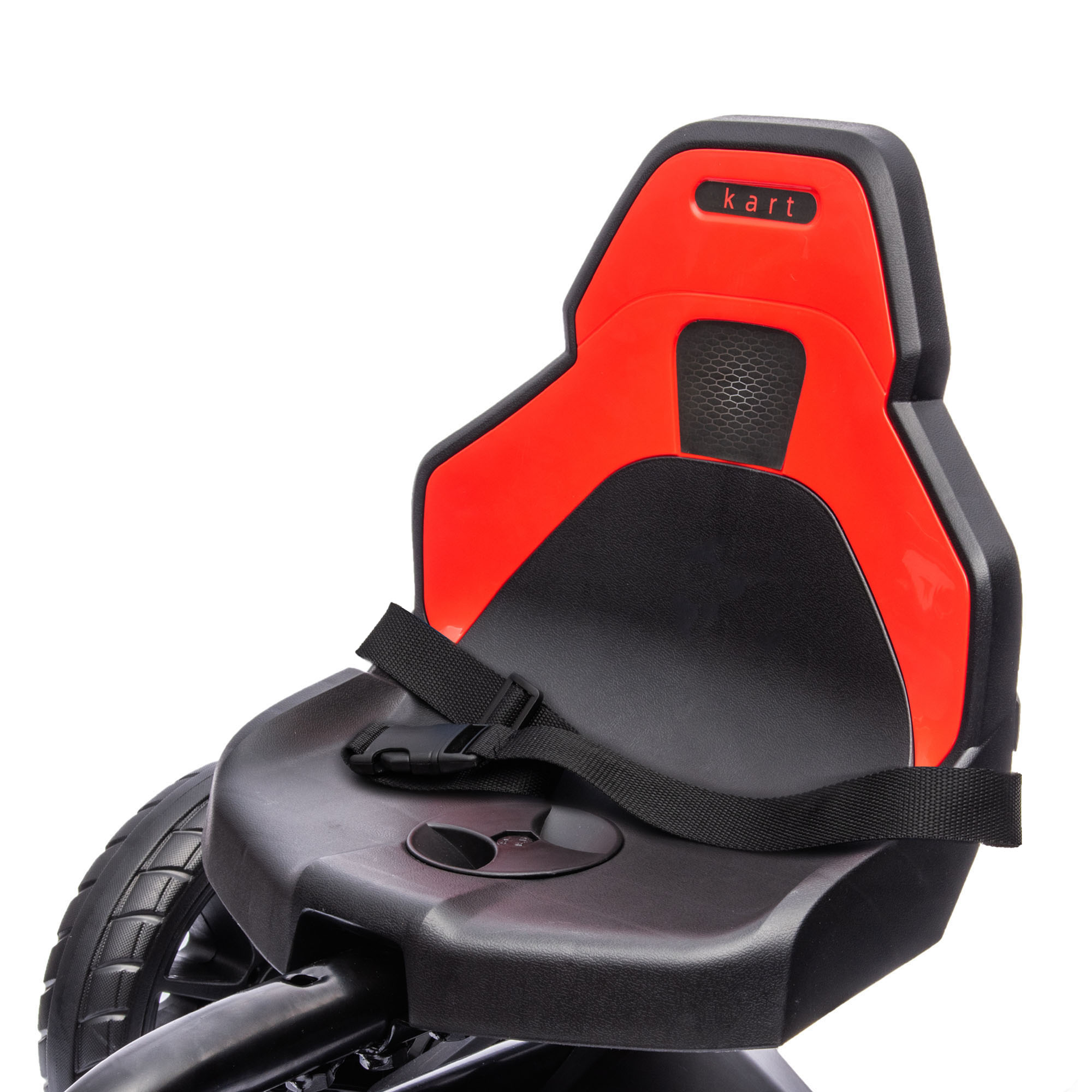 Go Kart Pedal Go Kart Rückwärts-uns Vorwärtsgang, für Kinder von 3 bis 8 Jahren, Rot
