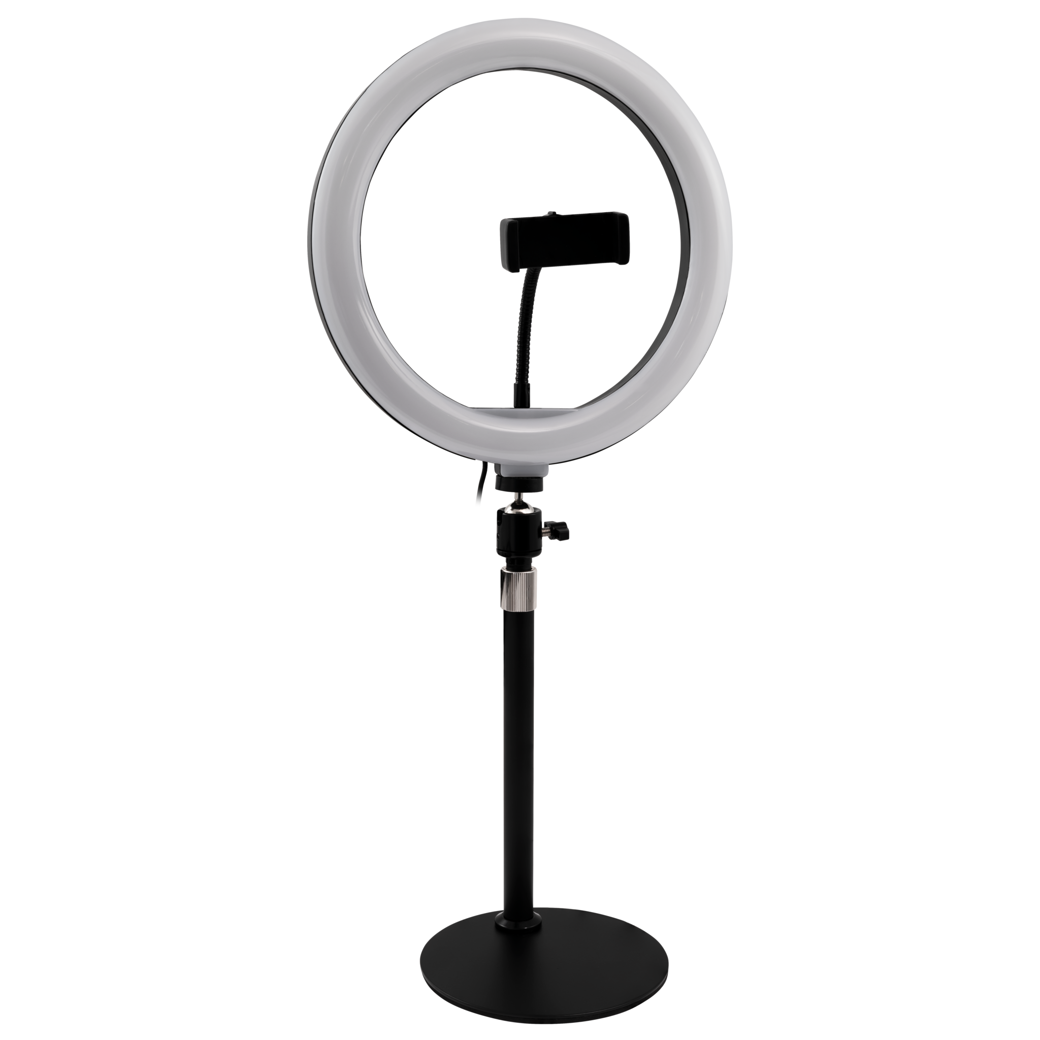 LED Ringleuchte für Smartphone,  Ø20 cm, 3 Lichtfarben,