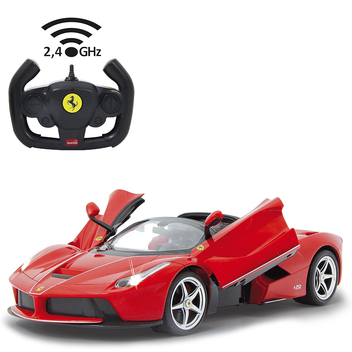 Ferrari LaFerrari Aperta 1:14 rot 2,4GHz Tür manuell Driftfunktion Ferrari LaFerrari Aperta 1:14 rot 2,4GHz Tür manuell Driftfunktion