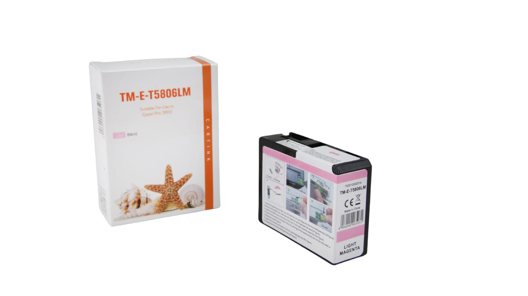 T5806 alternativ Tinte Light magenta für Epson / C13T580600 / 84ml