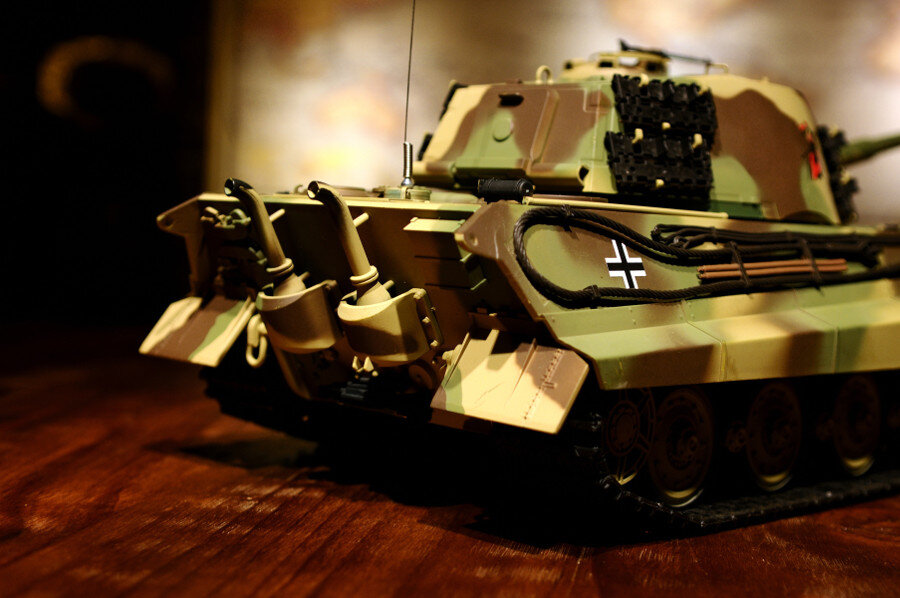 RC Panzer "Königstiger - Henschelturm" - Metallgetriebe & Metallketten