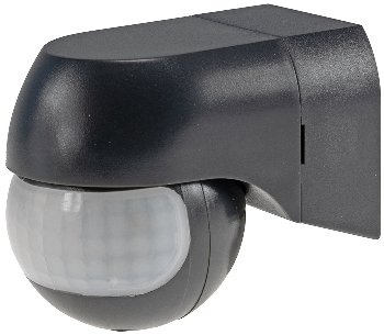 Aufputz Bewegungsmelder "CBM-Slim" 180° / LED geeignet, IP44, 1-800W, anthrazit