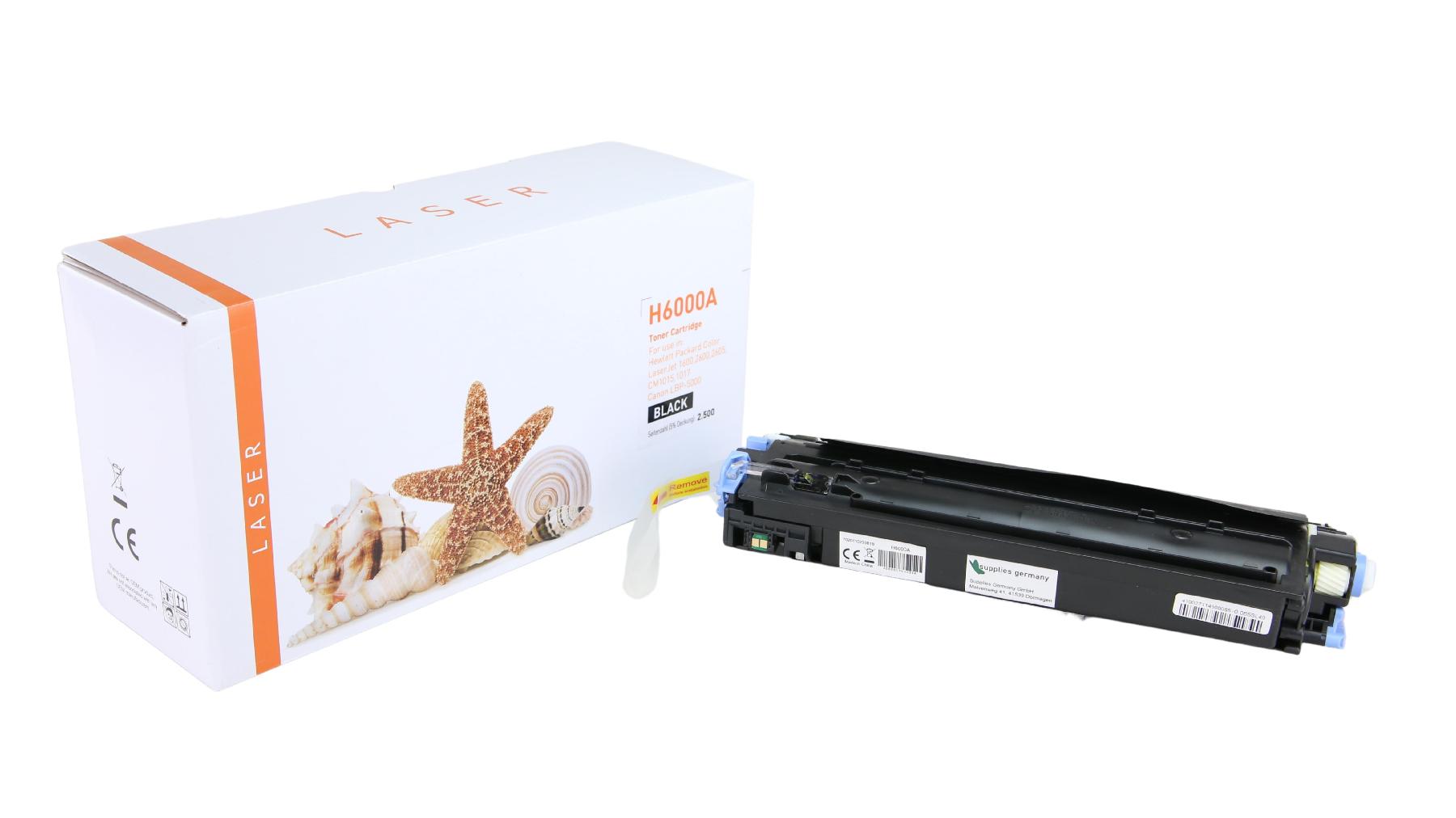 Q6000A alternativ Toner schwarz für HP / Q6000A / 124A / 707 / 2.500 Seiten