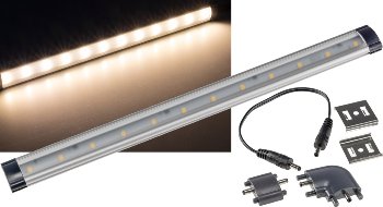 LED Unterbauleuchte "CT-FL30" 30cm / 271lm, 3 Watt, 3000K / warmweiß
