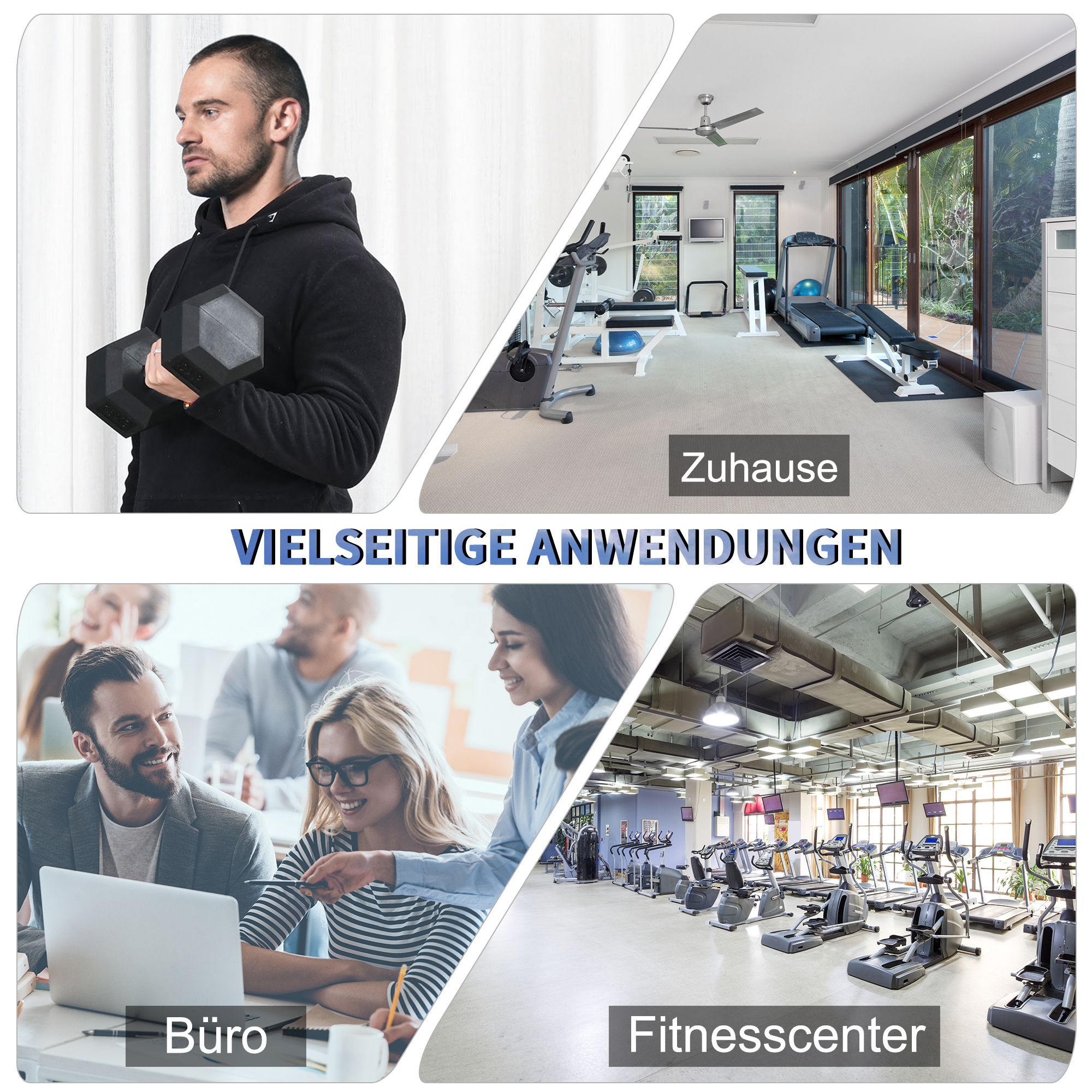 Hanteln mit gerändeltem Griff, Kurzhantel aus Gusseisen, 1 x 15kg, Kurzhanteln für Männer und Frauen, Dumbbell für Zuhause, Fitnessstudio, Krafttraining