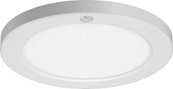 LED Deckenleuchte "BUTON" mit PIR-Sensor, Ø 23cm, 10/15/18W - 3000/4000/6000k