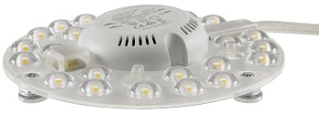 LED Umrüstmodul "UM12ww" für Leuchten / Ø125mm, 12W, 1200lm, 3000K, Magnethalter