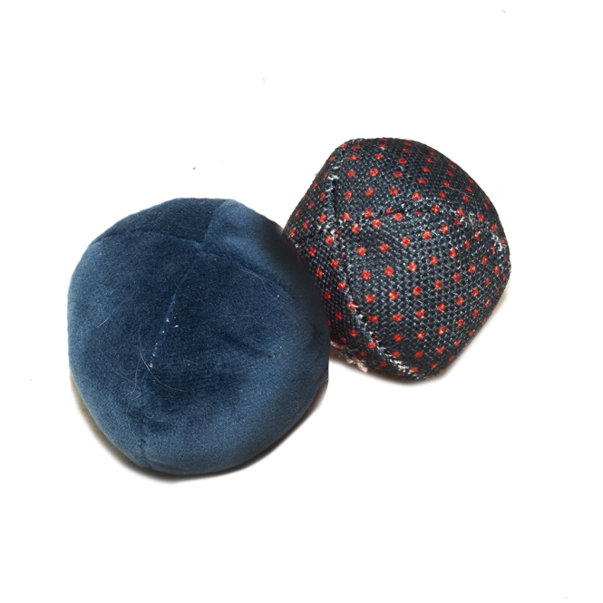 Duvoplus Cat Toy Retro Bälle Punkte - blau Duvoplus Cat Toy Retro Bälle Punkte - blau
