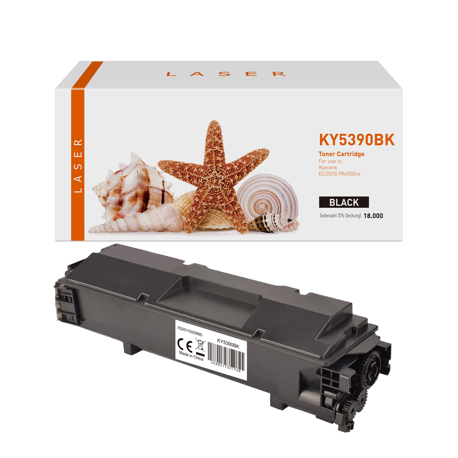 TK5390BK alternativ Toner black für Kyocera / TK5390K / 18.000 Seiten