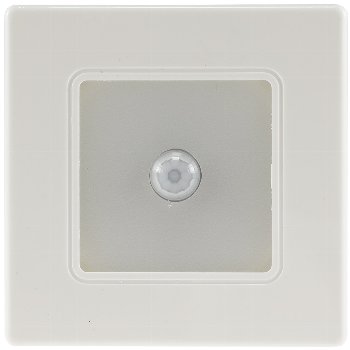 LED Wand-Einbauleuchte "EBL 86 PIR" / 3000k, warmweiß, Rahmen cremeweiß