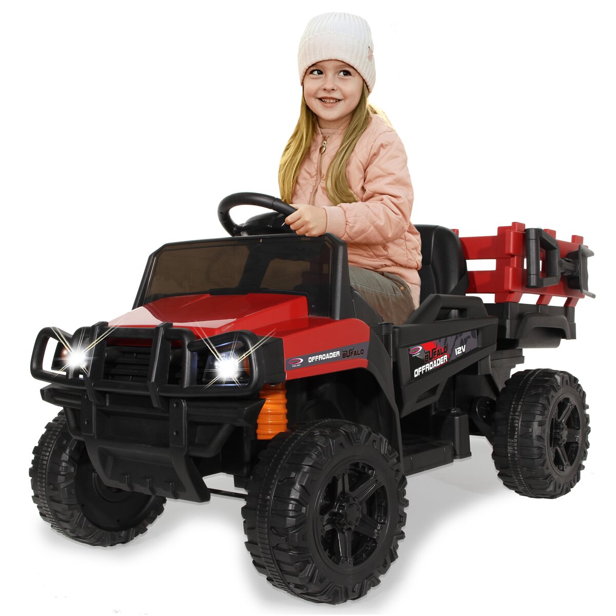 Kinderfahrzeug Offroader Bufalo rot