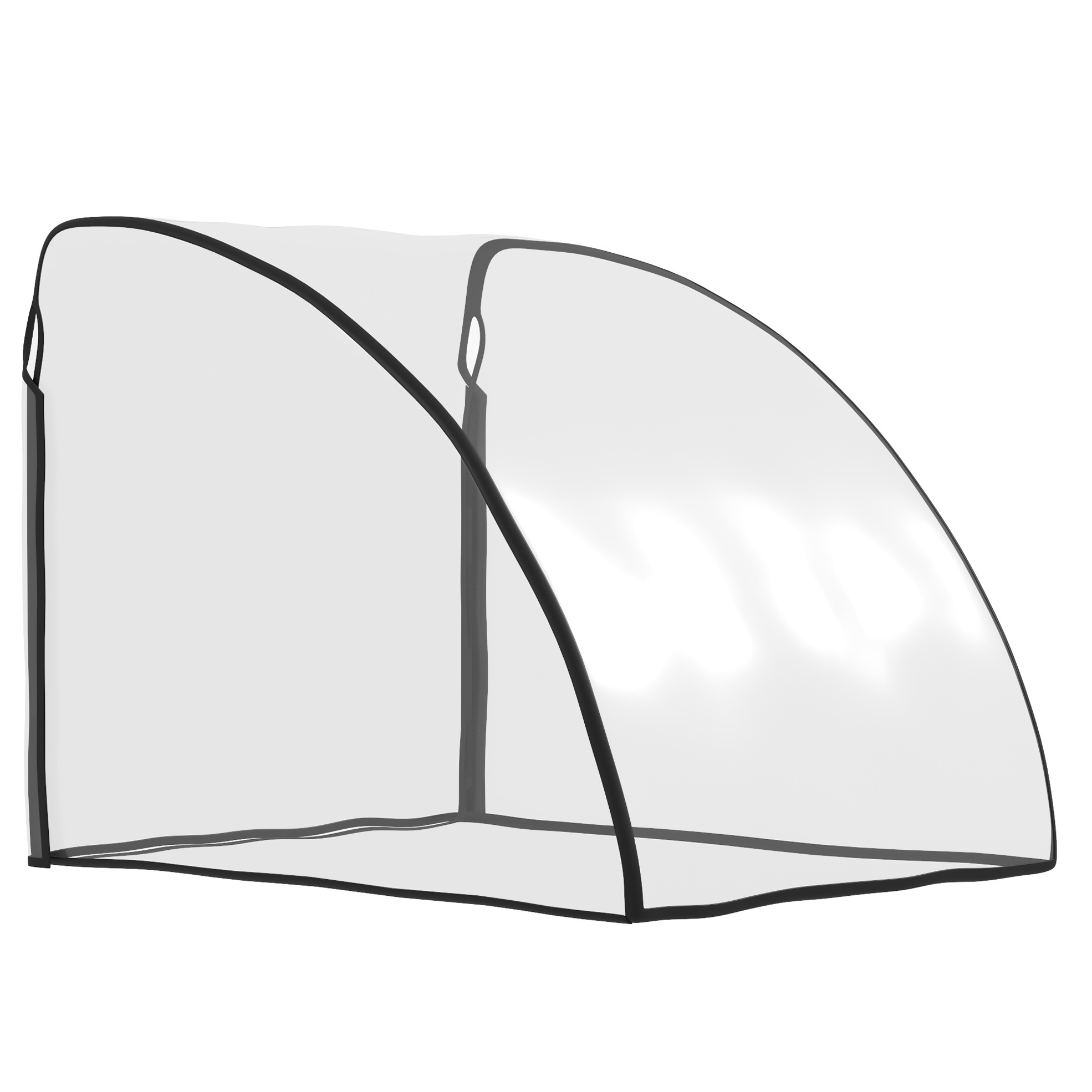 Faltgarage für Kinderanhänger, wasserdicht Abdeckung mit UV-Schutz, Regenschutz 76 x 61 x 61 cm, Transparent