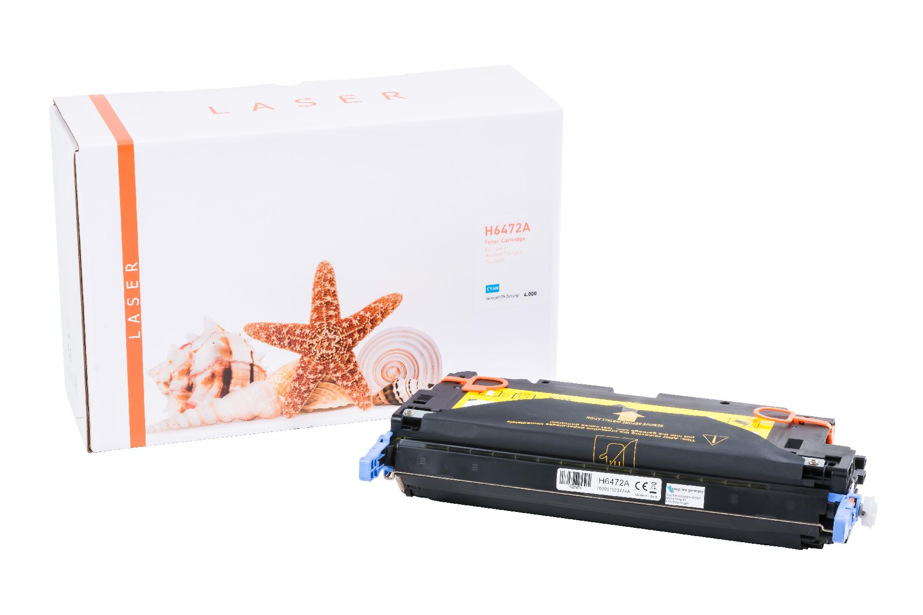 Q6472A alternativ Toner gelb für HP / Q6472A / 4.000 Seiten
