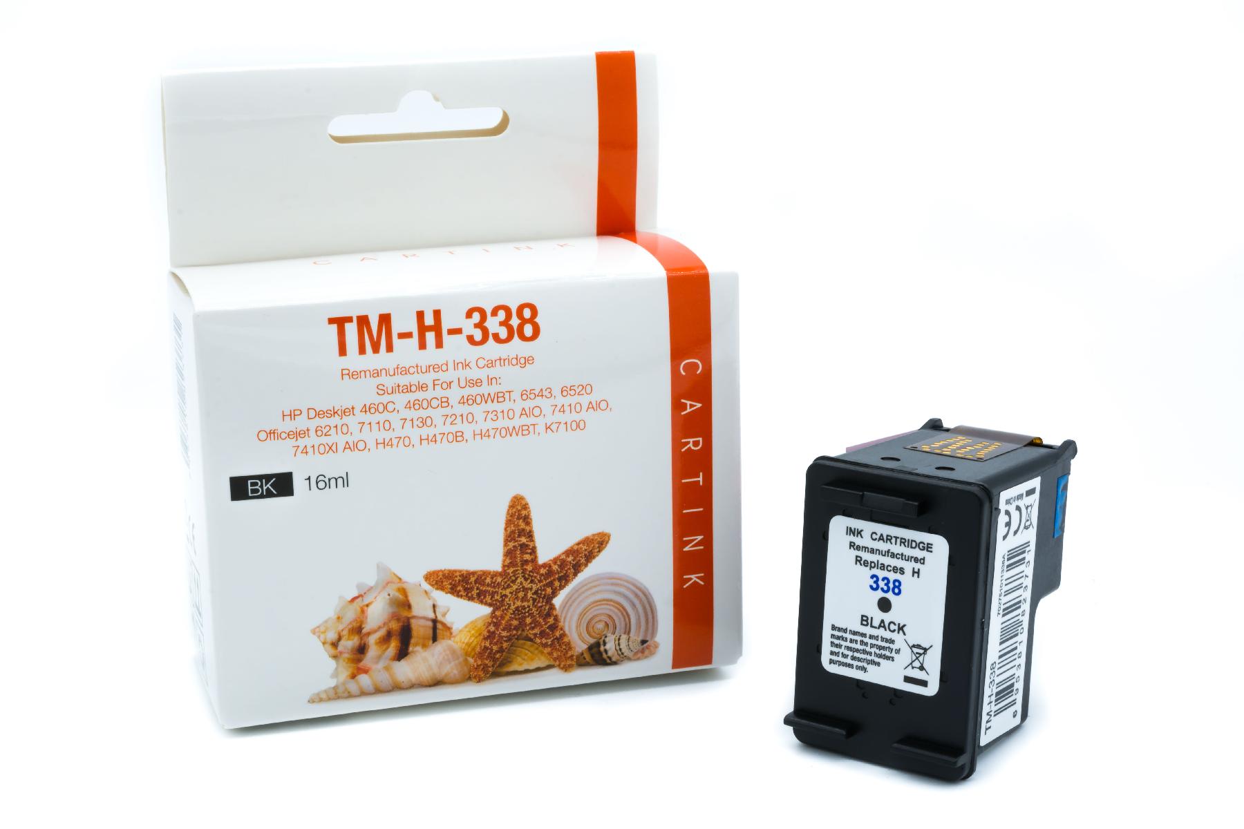 338 Refill Tinte schwarz für HP / C8765EE / 16ml 338 Refill Tinte schwarz für HP / C8765EE / 16ml