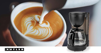 Kaffeemaschine | 1,25 l | 750W | 10 Tassen | Warmhaltefunktion | automatische Abschaltung | schwarz